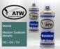 Preview: Mazda, Medium Seafoam Metallic, NC / G4 / TH: 400ml Sprühdose + 400ml Klarlack - Set, von ATW Autoteile West.
